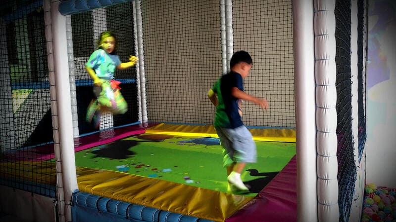 Trampolín interactivo
   