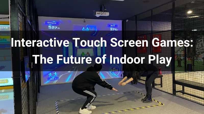 Juegos interactivos con pantalla táctil en paredes de parques infantiles cubiertos: El futuro del juego
   