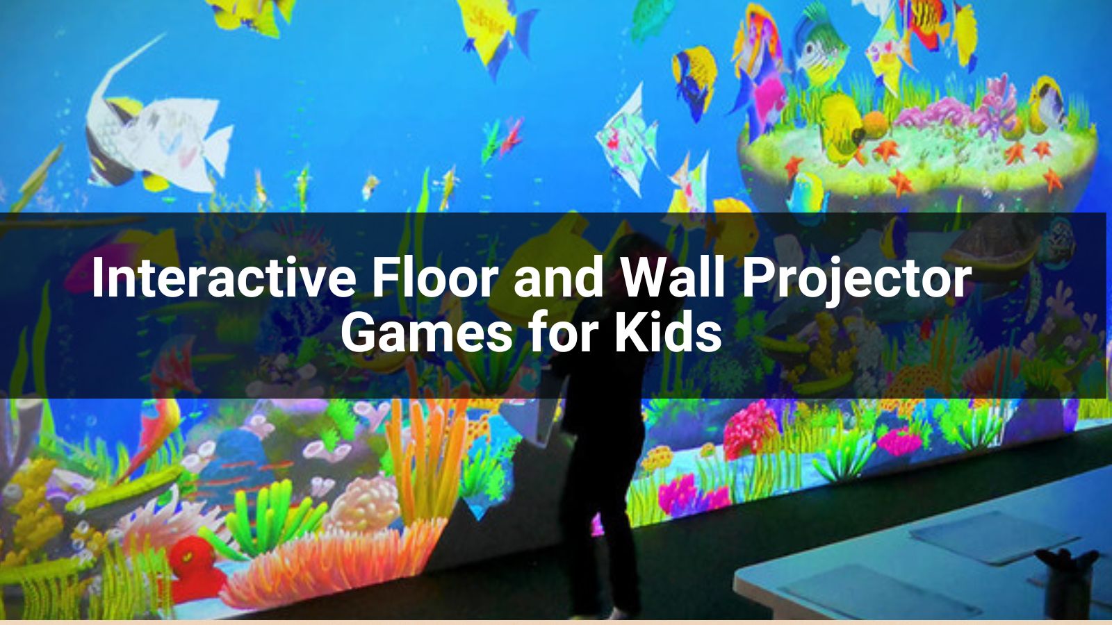 Juegos modernos e interactivos de proyector de suelo y pared para niños
   